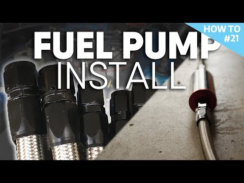 FiTech inline fuel pump install