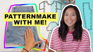 How to trace your clothes and turn them into PATTERNS! @coolirpa