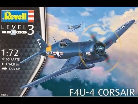 Revell - F4U-4 Corsair dovanų komplektas, 1/72, 63955 video