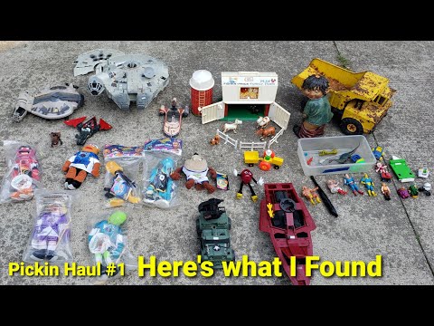 Vintage 80s Toy Haul 🔥 Star Wars GI Joe 🇺🇲 WWE Tonka Fisher Price Space Jam Millenium Falcon DC