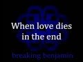 Breaking Benjamin - What Lies Beneath (lyrics on ...