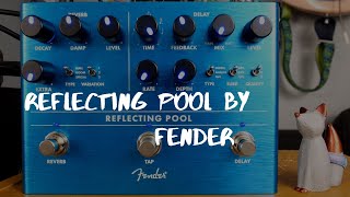 Video thumbnail for Fender Reflecting Pool (Mirror Image Delay + Marine Layer Reverb) Demo in Stereo (no talking) by Get Offset