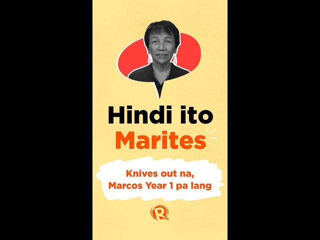 Hindi Ito Marites: Knives out na, Marcos Year 1 pa lang
