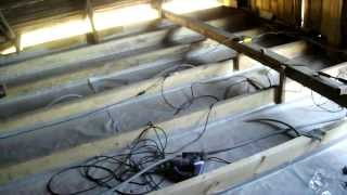 каркасный дом 11 часть Утепление потолка