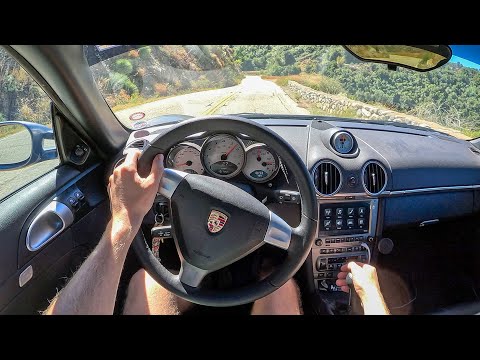 2006 Porsche Cayman S (987) - POV Canyon Blast (Binaural Audio)