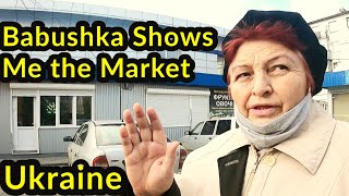 🇺🇦 UKRAINIAN BABUSHKA TAKES ME TO THE MARKET IN SUMY, UKRAINE
