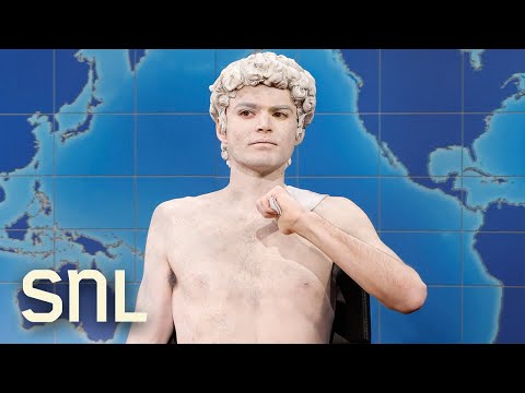 Weekend Update: Michelangelo's David Defends Art - SNL
