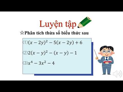 高1＿因数分解＿置き換えの利用（ベトナム語版）