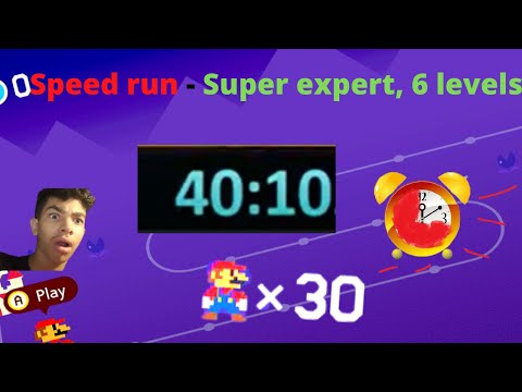 Endless super expert speedrun 6 levels - (40:10)