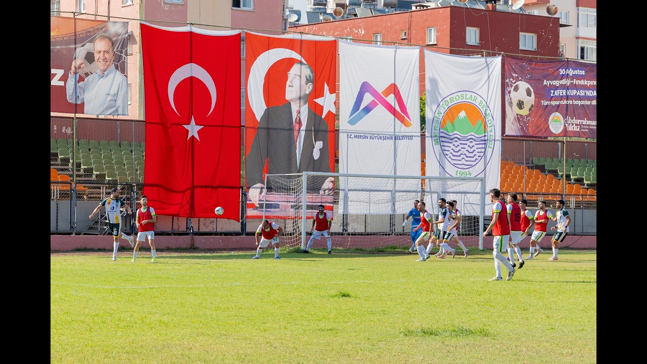 MERSİN BÜYÜKŞEHİR’İN 30 AĞUSTOS ZAFER KUPASI FINDIKPINARI FUTBOL TURNUVASI’NDA FUTBOL HEYECANI