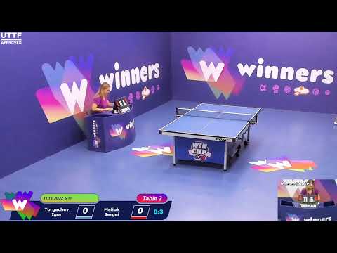 WINners CUP table 2  10.09 Torgachev Igor - Maliuk Sergei  18:00