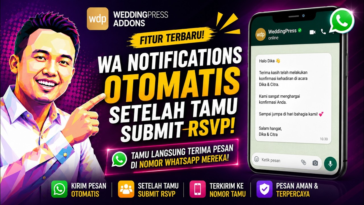 Notifikasi WA Otomatis Setelah Submit RSVP