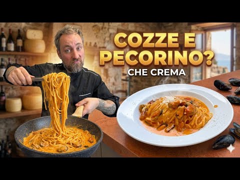 Spaghetti cozze e pecorino ! la pasta più sorprendente che ESISTA