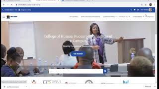Navigating the CHRM  eCampus LMS