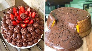 The Best Chocolate Cake Tutorials | Oddly Satisfying Chocolate Cake Videos Compilation