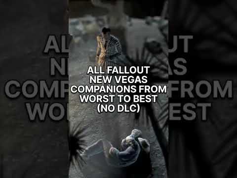 All Fallout New Vegas companions ranked from worst to best (no DLC) #shorts