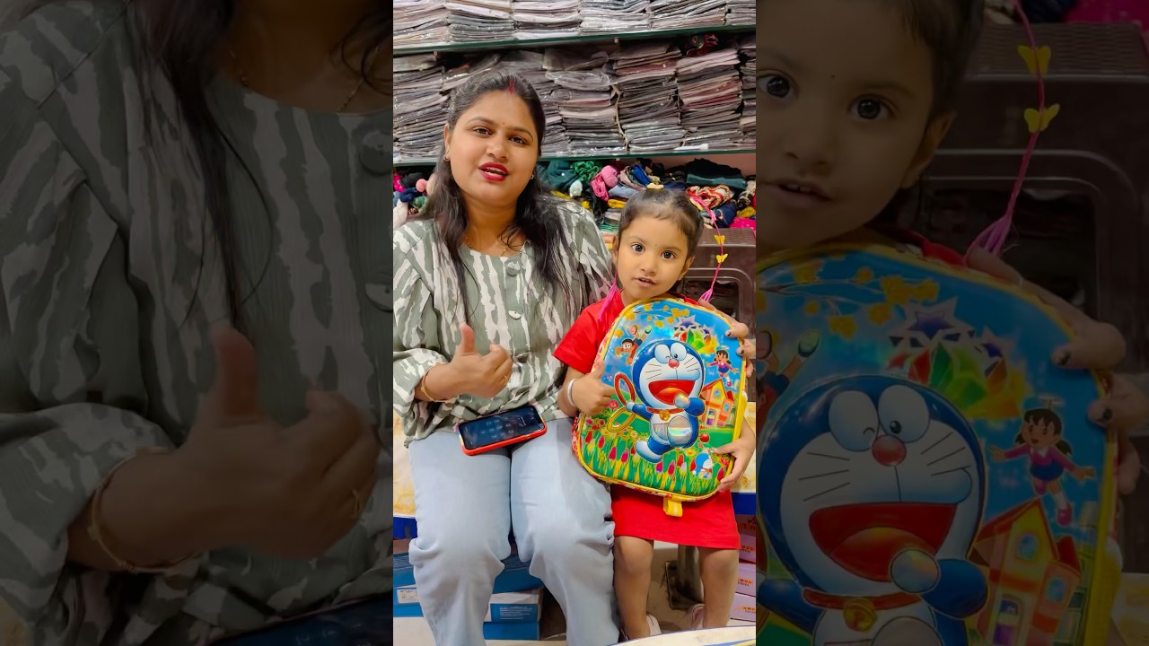 Advika ko konsa Bag Lena hain 🎒#shorts