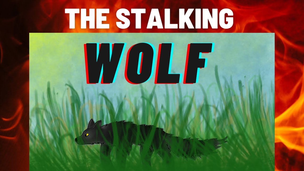Drawing a stalking wolf on Krita 🐺