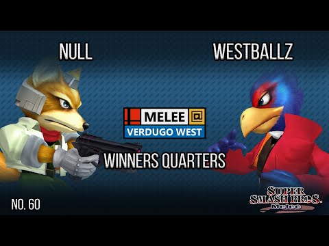 Melee @ Verdugo #60 - null (Fox) VS Westballz (Falco) - SSBM - Winners Quarters