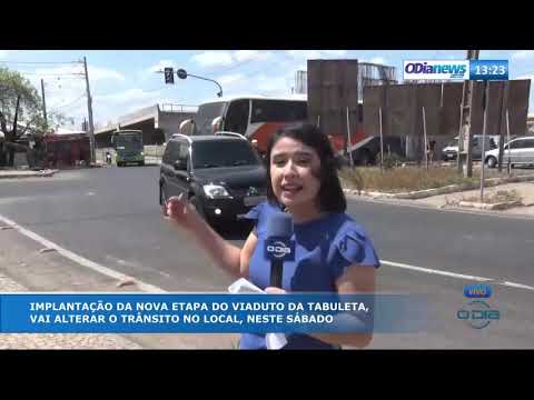 O DIA NEWS 20 09  TraÌ‚nsito interditado na Tabuleta