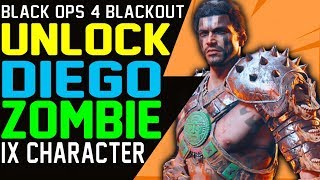 HOW TO UNLOCK DIEGO IX CHARACTER BLACKOUT ZOMBIE IX CHARACTER TUTORIAL GUIDE – IX Zombie Characters