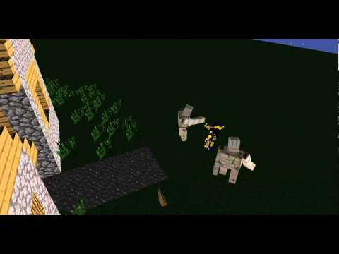 Minecraft Animation - Iron Golem Fight