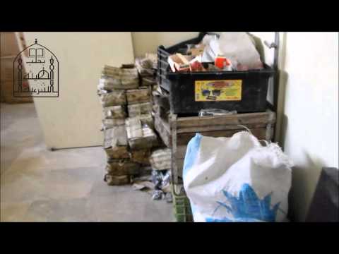 الهيئة الشرعية في حلب تقوم بضبط بعض المسروقات المصادرة من غرباء الشام