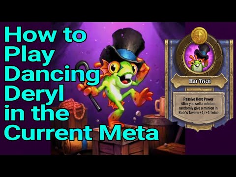 How to Play Dancin' Deryl in the newest Patch - Hearthstone Battlegrounds -New Patch- Dancing Deryl