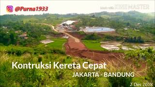 preview picture of video 'HOROR PENAMPAKAN SERAM, KERETA CEPAT JAKARTA - BANDUNG'