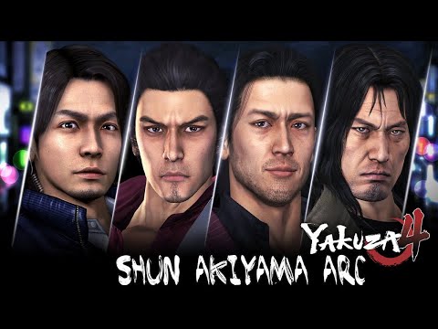 Shun Akiyama Arc (Part 1) | Yakuza 4 Remastered | Movie Cutscenes (1080p60 HD) - AnimersiveXP