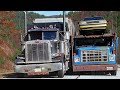 The Road Is Too Narrow For These Two Trucks
