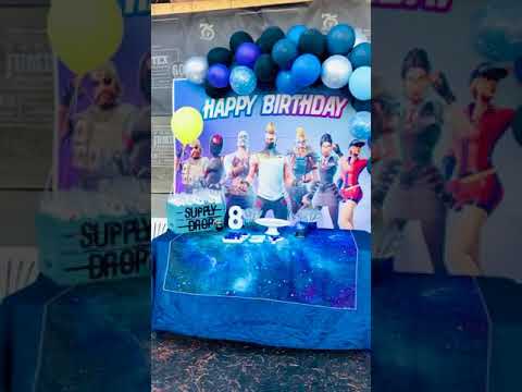 Ideas y decoración para la fiesta de Tematica Fiesta Infantil Fornite