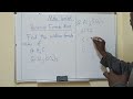 Relative Formula Mass Mole Concept