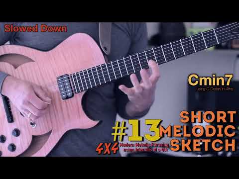 Short Melodic Sketch #13 - 4x4 (Modern Melodic Phrasing using Intervals of a 4th)