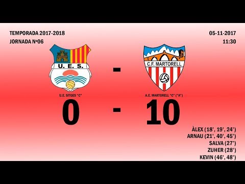 RESUM U.E. SITGES "C" -A.E. MARTORELL "C" ("A")