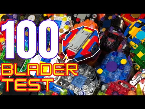The 100 BLADER TEST in LEGO! (Part 2)