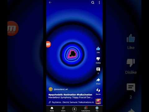 #psychedelic #animation #hallucination Mandelbrot Symphony: Trippy Fractal Dance to Techno Harmony.