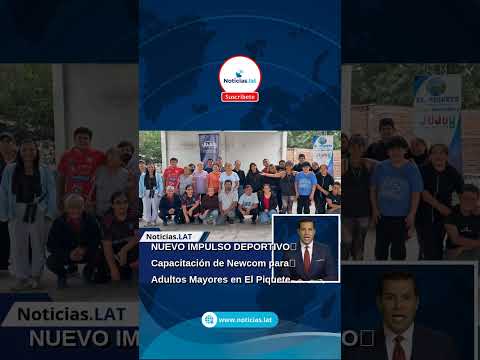 NUEVO IMPULSO DEPORTIVO: Capacitación de Newcom para Adultos Mayores en El Piquete
