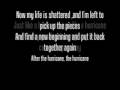 After The Hurricane-Jazmine Sullivan/wirh LYRICS