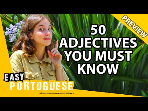 50 Adjectives You Need To Know | Super Easy Portuguese 13 (Preview)