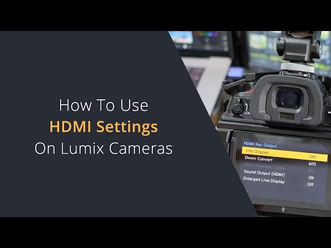 HDMI-Einstellungen bei Panasonic Lumix-Kameras | Verwenden eines externen Monitors mit Panasonic ...