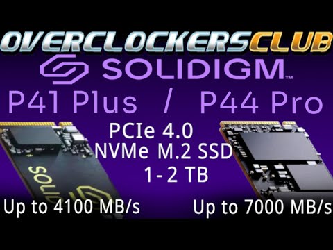 SOLIDIGM P41 Plus and P44 Pro M.2 SSD Review!