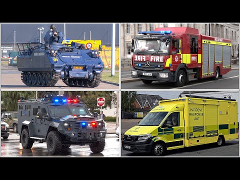 Fire Trucks, Police Cars and Ambulances Responding - BEST OF 2025 -
