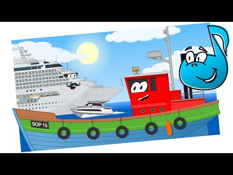 PŁYNĄ po wodzie STATKI || NutkoSfera || Piosenki DLA DZIECI || CeZik dzieciom