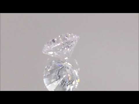1.51 Carat Lab Created Diamond Up Close With Maximum Zoom - Round Cut | BigDiamondsUSA
