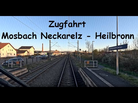 Führerstandsmitfahrt Mosbach Neckarelz - Heilbronn 2025 [4K]