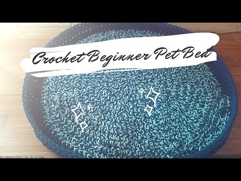 How To Crochet: Beginner Pet Bed | Right Handed |  Missouri Makes