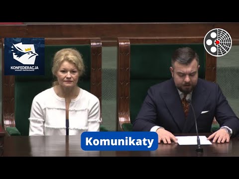 Michał Urbaniak - komunikaty