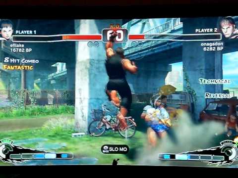Uryo [Sakura] vs onagadon [Ryu] SUPER STREET FIGHTER 4- Japanese Online Ranked Matches