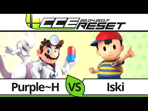 CCE RESET Pools - TCL Purple~H (Mewtwo, Dr. Mario) vs Iski (Ness) - Smash 4